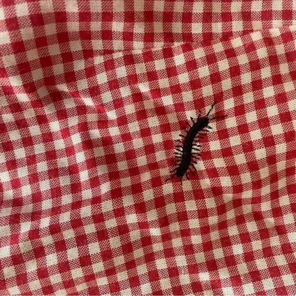 RARE: Fashion Brand Company I Love Bugs picnic dress WITH MATCHING SCRUNCHIE!! - Picture 7 of 8